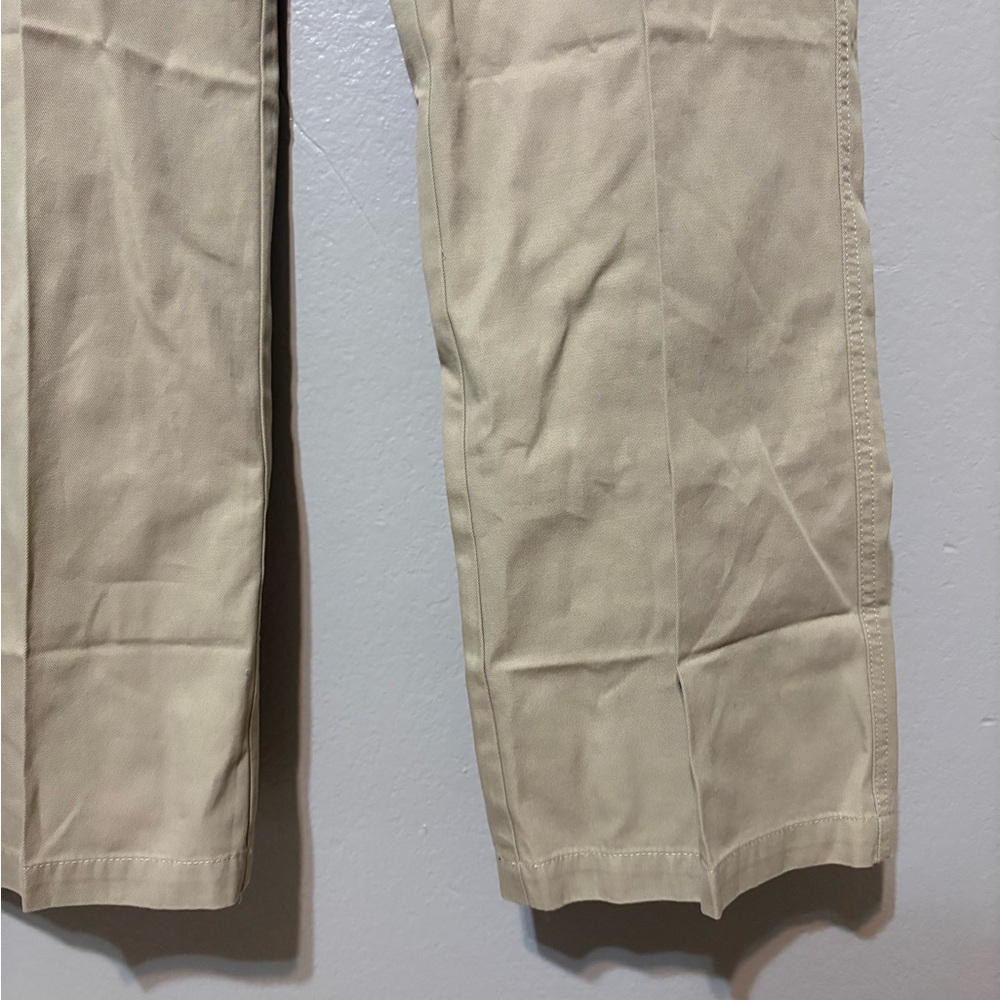 NWT Women’s Cargo, Relaxed Fit Straight leg Dickies Khaki Pants Size 14R - Picture 5 of 14